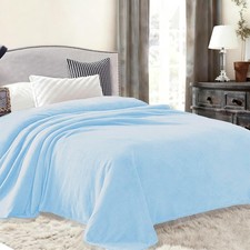 Exclusivo Mezcla Fleece Blanket Twin Size for Bed, Super Soft and Warm, All S...