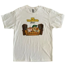 Logic No Pressure Hip Hop Rap Tee Double-Sided Graphic Print TShirt Mens Large