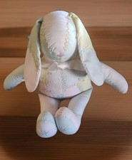 Vintage House Of Hatten Plush Embroidered Patchwork Bunny 16" Easter Nursery