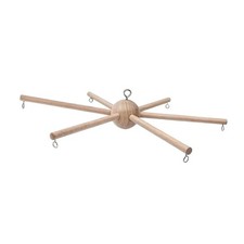 Wooden Mobile Frame Kit Hanger Bed Bell Wind Chimes for Balcony Crib Bedroom