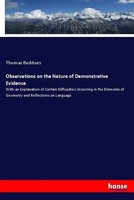 Thomas Beddoes | Observations On The Nature Of Demonstrative Evidence | Buch