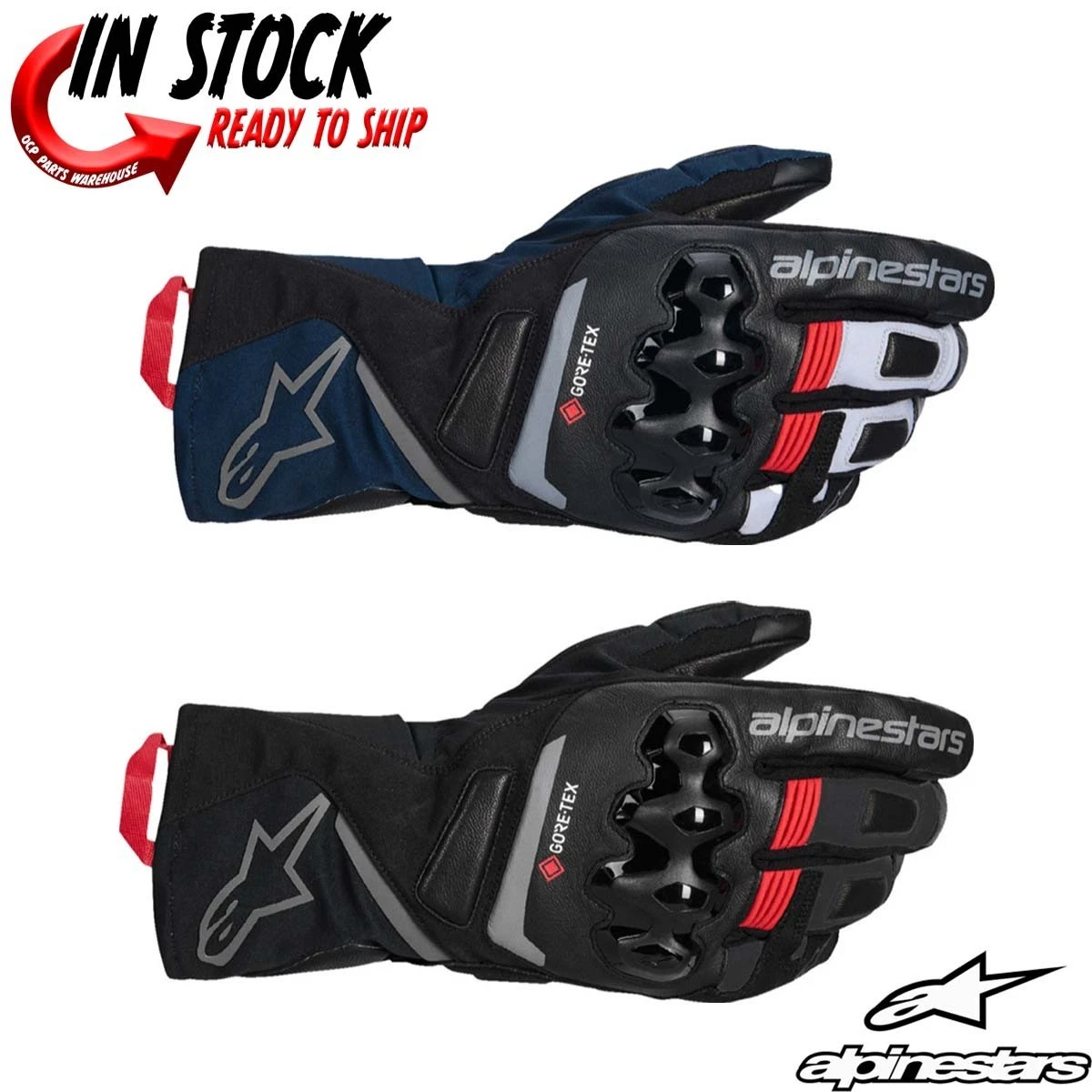 NEW! ALPINESTARS WT-8 GORE-TEX INSULATED MOTORCYCLE GLOVES - PICK SIZE & COLOR