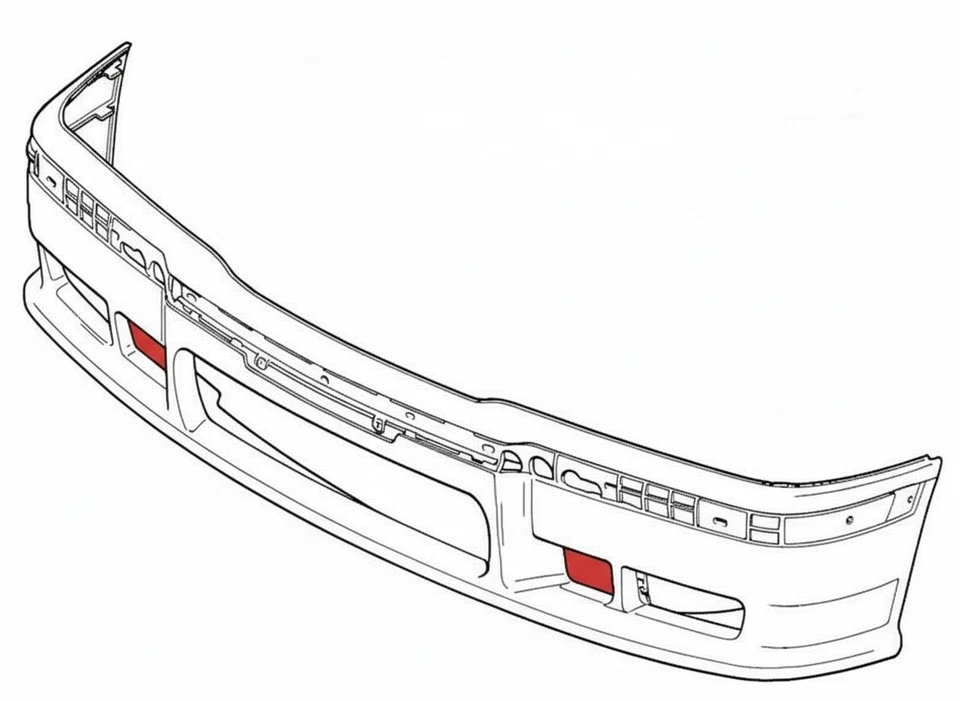 Paire conduits d’aération 75mm BMW E36 M / 75mm Air Ducts BMW E36 M (x2) - Photo 3/3