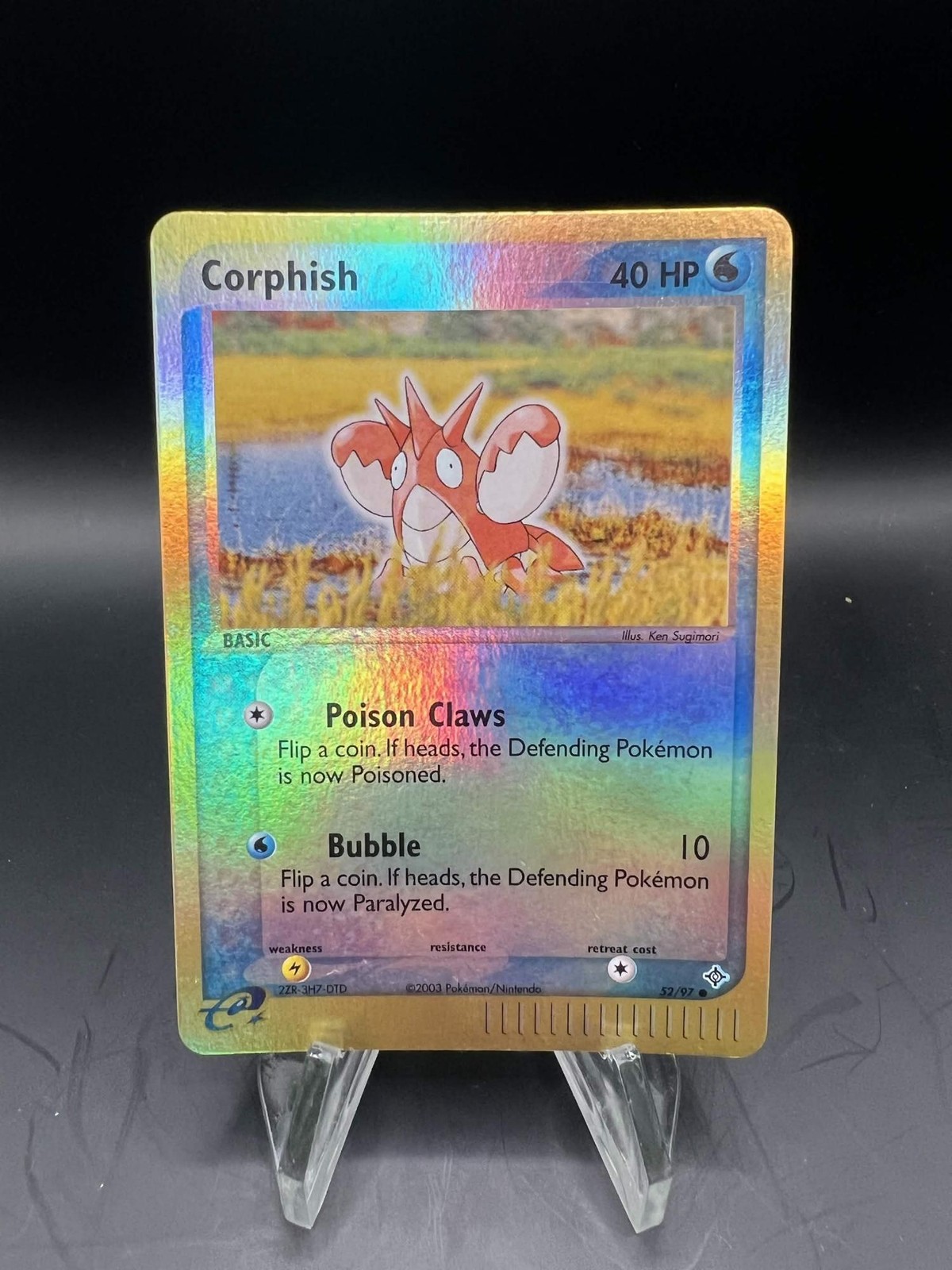 Pokemon Corphish 52/97 Dragon NM Reverse Holo