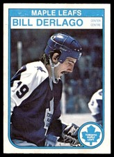 1982-83 O-Pee-Chee Card Hockey Bill Derlago Toronto Maple Leafs #319 NM