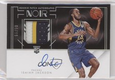 2021-22 Panini Noir RPA Color 84/99 Isaiah Jackson #378 Auto 0el