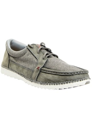 Twisted X Men's Zero X Gray Slip-On Casual Driving Moc - MZX0007