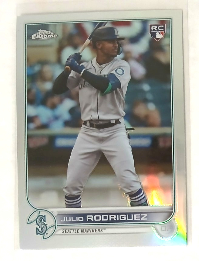 2022 Topps Chrome Sonic JULIO RODRIGUEZ ROOKIE #222 SP