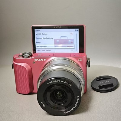 SONY Alpha NEX-3N 16.1MP Mirrorless Digital Camera w/ 16-50mm Lens Pink