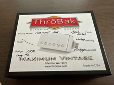 Pickup for Electric Guitar ThroBak Electronics KZ-115 MXV Bridge Made in USA