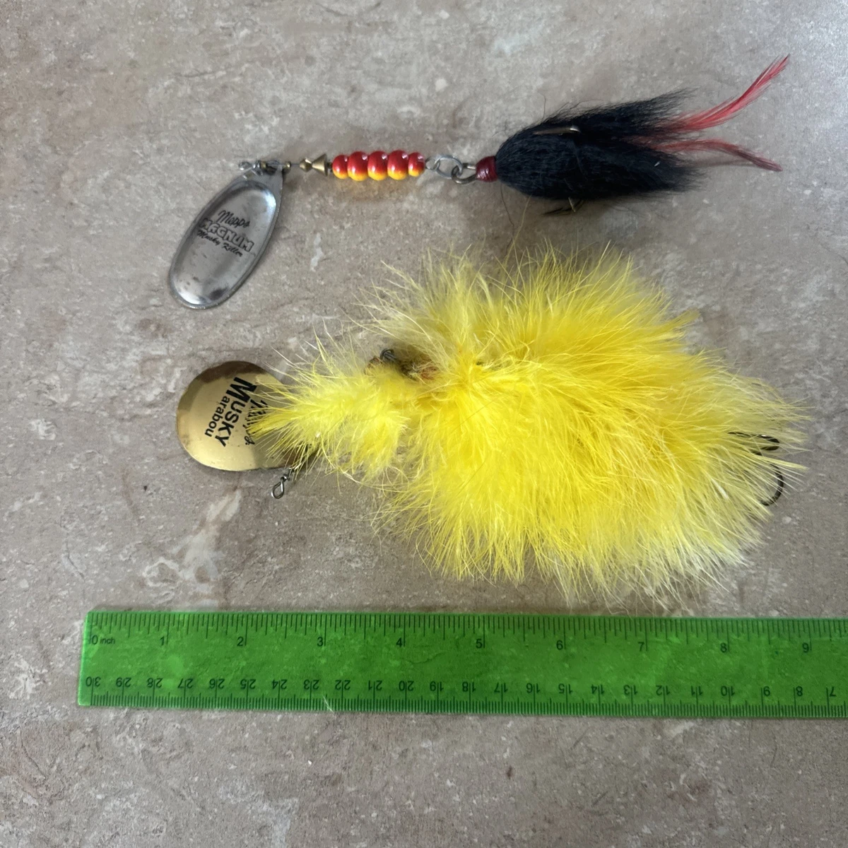 Lot De Leurres De Pêche Vintage - Cuillères Spinners MEPPS, Wonderlure, DFT, NEBCO