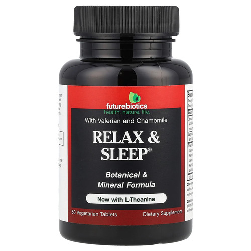 Relax & Sleep® with L-Theanine, 60 Vegetarian Tablets