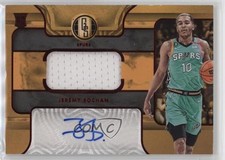 2022-23 Panini Chronicles Gold Standard Rookie Jersey Red Jeremy Sochan Auto 7fz