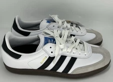 New Adidas Samba ADV Size 9.5 Us Men’s Sneakers White/Black Gum Style GZ8477