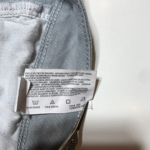 Gloria Vanderbilt Skimmer Shorts Womens 22W Gray Jean Narrow Fit Classic Rise - Picture 9 of 16