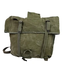 WW2 US Army Green Canvas Upper Pack Backpack Field Gear Equipment