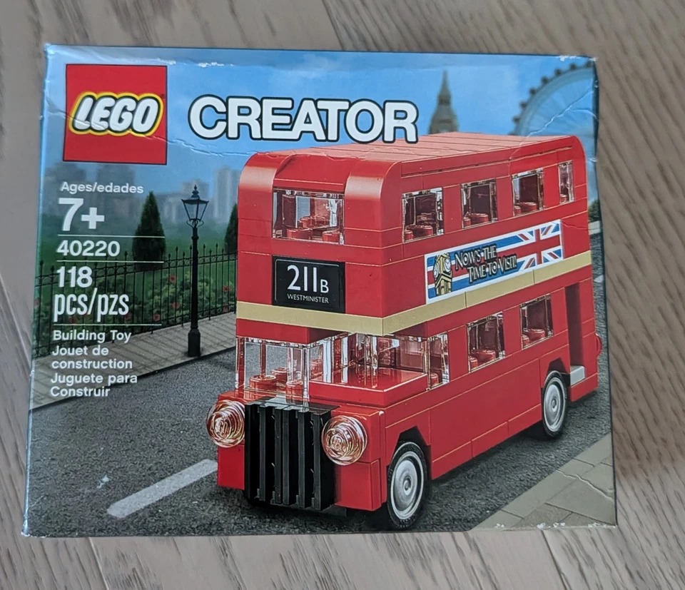 LEGO 40220 CREATOR London Bus 118 pieces New in Unopened Box - Image 2 of 2