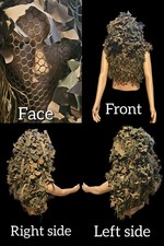 Ghillie Camo Wrap Cover 3D Camouflage Rifle Gun Sniper Paintball Airsoft OD Veil