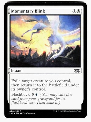 Momentary Blink #20 (NM) (Foil) (C) (2X2) Magic MTG