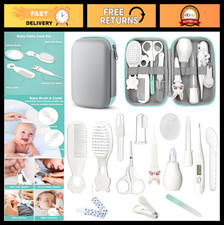 Newborn Baby Care Kit - Healthcare  Grooming Set with Brush, Clipper, Thermomet