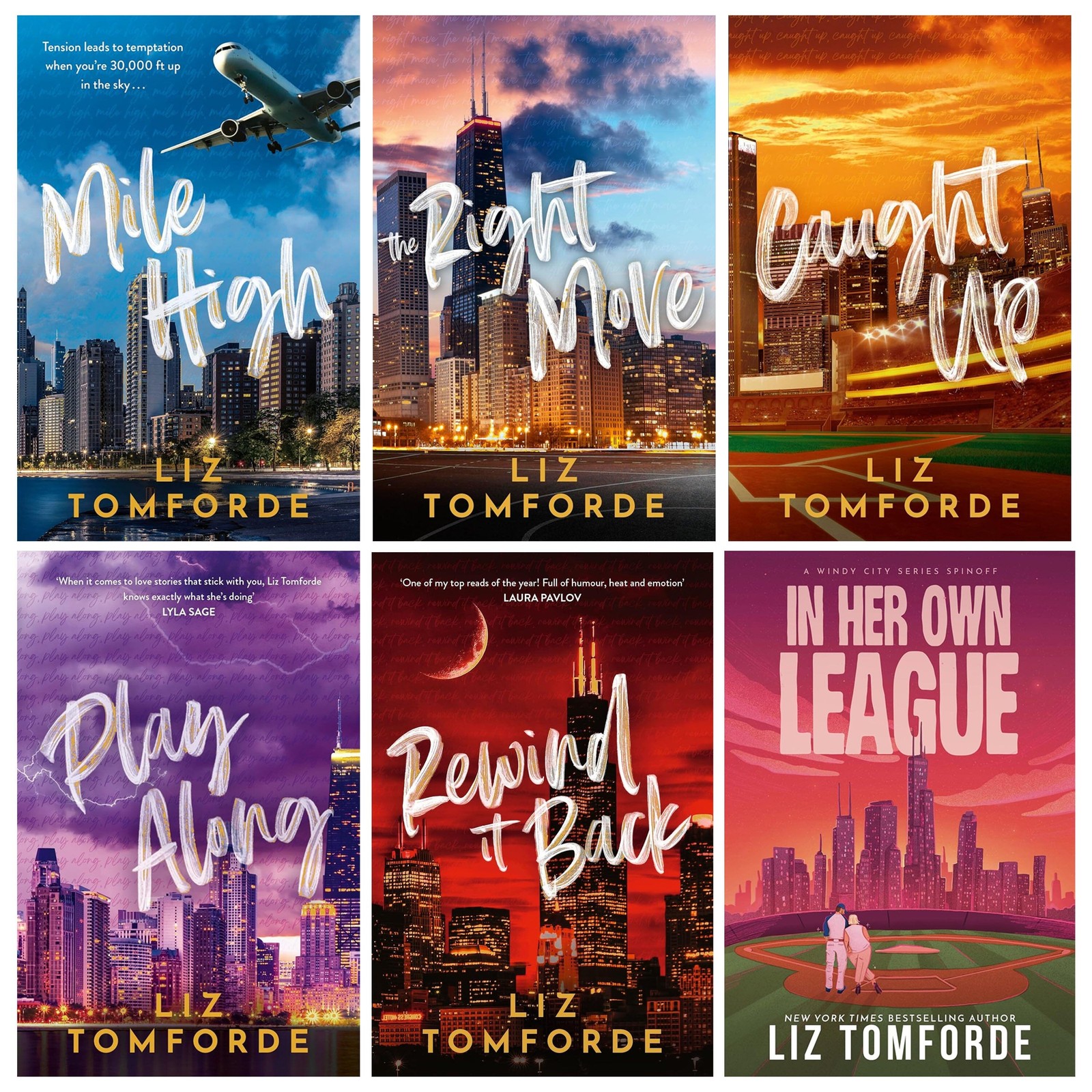 Windy City Series By Liz Tomforde 6 Books Collection Set - Fiction - Paperback