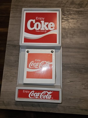 Vintage Coca-Cola Daily Calendar Enjoy Coke Hanging Wall Sign By Mirro Products.