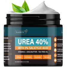 Urea Cream 40 Percent for Feet Maximum Strength - 40 Urea Foot Cream for Dry