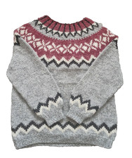 Herren Nordic Icelandic Pullover Pulli L-XL W...