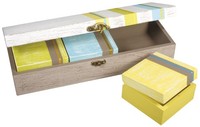 Rayher Holz Boxen Set 4Tlg Fsc Zertifiziert Aufbewahrung Beige 32X12X7Cm