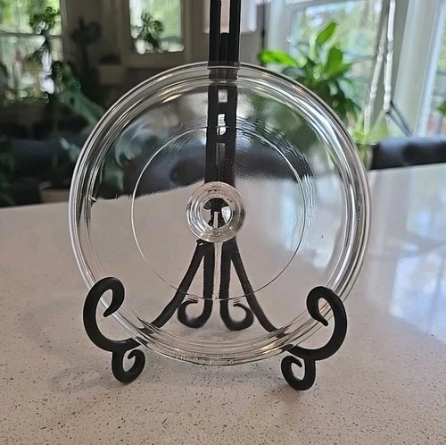 Vtg PYREX P-83-C Corning Ware Round Clear Glass Replacement Lid P83C