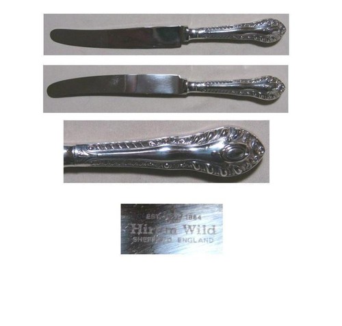 Couteaux à beurre / couteaux à thé anglais antiques avec