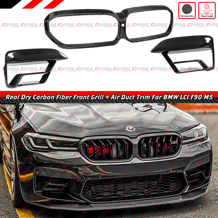 Garnitures Carbone ABS Pour Ailes & Entrées D'air BMW M5 F10 - Décors Style Branchies
