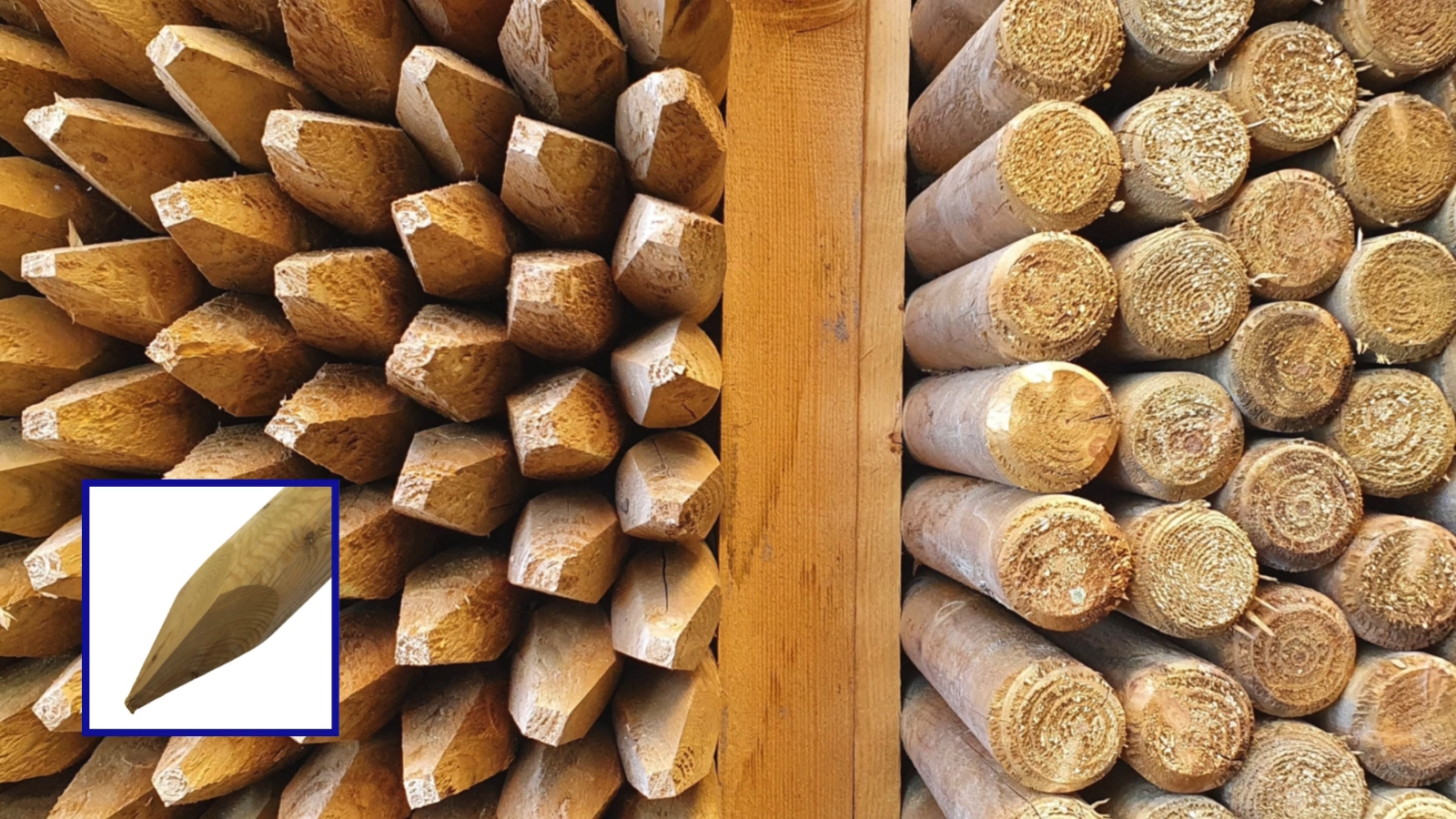 Round Fence Posts | Treated Timber | Multiple Sizes & Pack Quantities ...