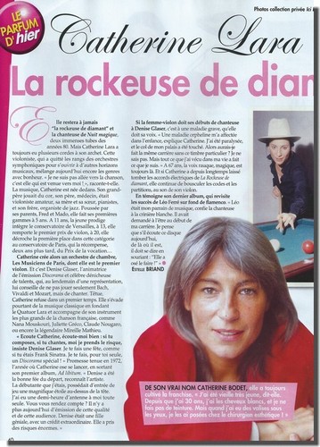 Ausschnitt Pressespiegel 2012 - Catherine Lara - (1 Seiten)