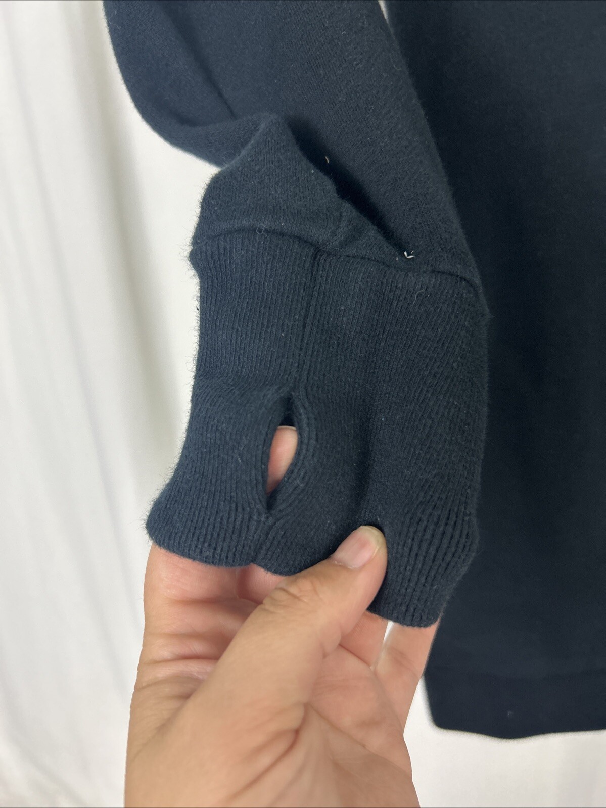 Fabletics Womens Small Pullover Black Sweatshirt … - image 14