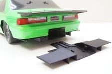 Aero Rear Diffuser For Traxxas Drag Slash W/ Fox 5.0 Mustang Body