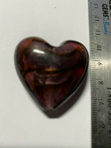 Lampwork foliengefütterte Herzperlen - Bild 8 von 69