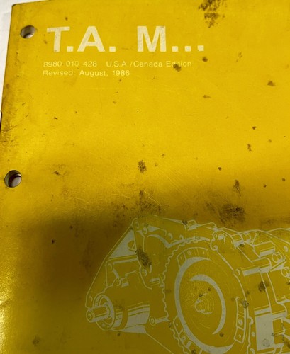 1986 T.A. M... Renault Factory Service Manual Automatic Transaxles 8/1986 - Picture 3 of 4