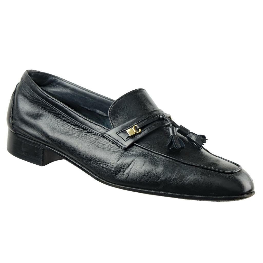 BALLY SUISSE Superleggero Loafers Dress Shoes Tassel Sz. 8.5  display picture 2