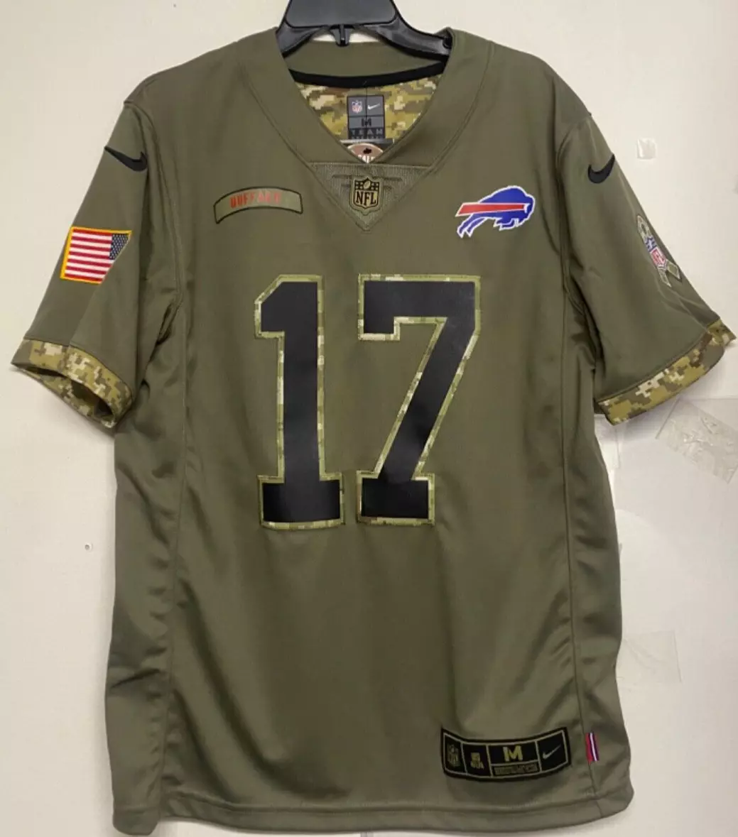 Josh Allen #17 Buffalo Bills Nike Salute To Service Jersey Adult Medium NWT  SALE