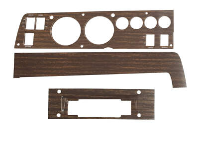 PG Classic 142W-8ACSET 1970 B-body Rallye Woodgrain Dash 8 Track Radio Bezel,A/C