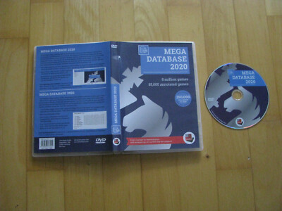 Mega Database 2020 DVD-Rom ChessBase 8 Million Games 85.000 Annotated Games
