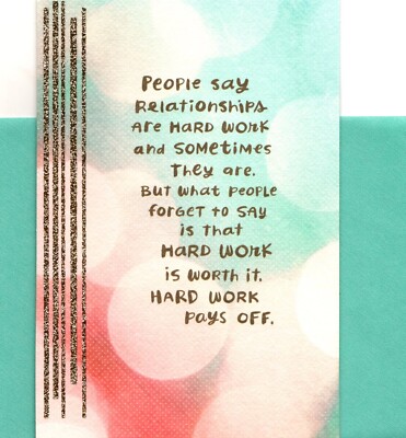 Love & Romance Separated Separation Break Up Make Up Hallmark Greeting Card