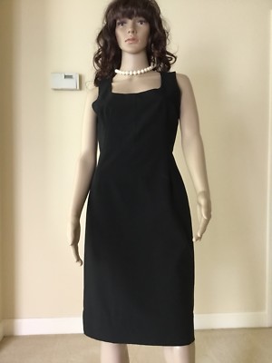 NEW YORK COMPANY BLACK SLEEVELESS OPEN FULLY LINED COCKTAIL DRESS SIZE 4 |  eBay