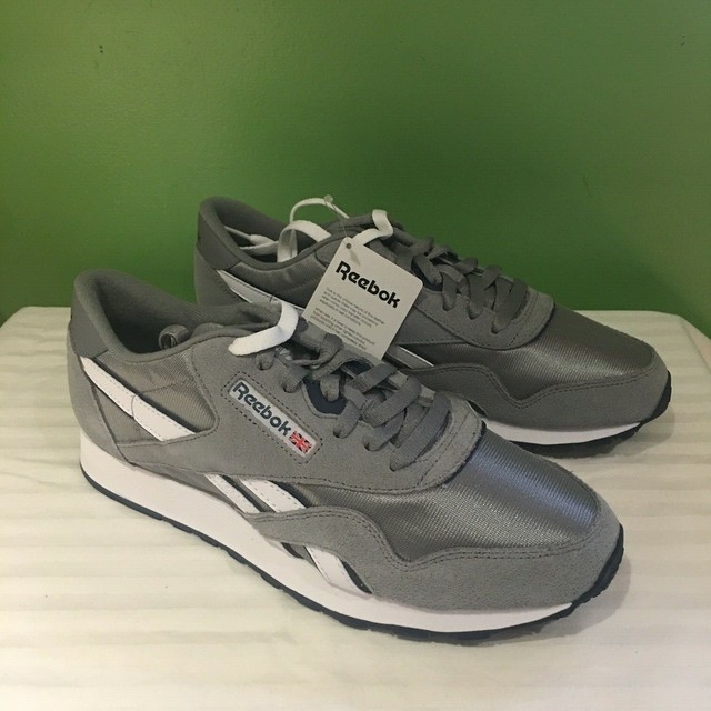 blue reebok classic nylon