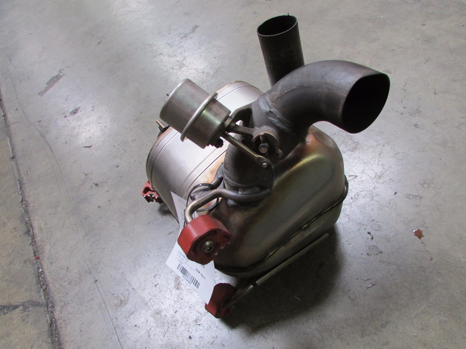 Ferrari 458 Italia, LH, Left Rear Muffler, Exhaust, Used, P/N 263065