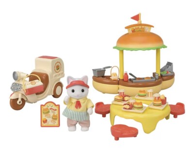 Sylvanian Families Calico Critters Hamburger Wagon