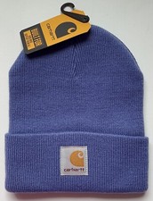 Carhartt Toddler Kids Beanie Blue Marlin Ribbed Hat NWT One Size