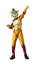 Five Nights Freddys GlamRock Freddy Jumpsuit No Mask Boys Medium Costume