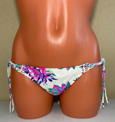 O'Neill Womens Moon Struck Side Tie Bikini Bottoms Multicolor Size Small